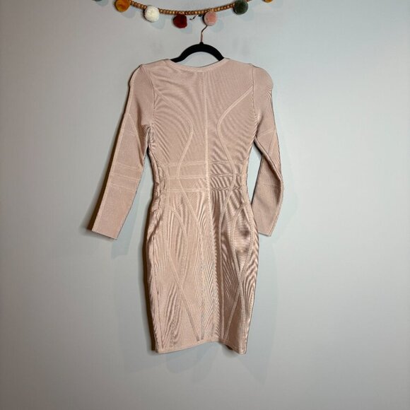 HMS blush pink thick bandage dress - Picture 5 of 5